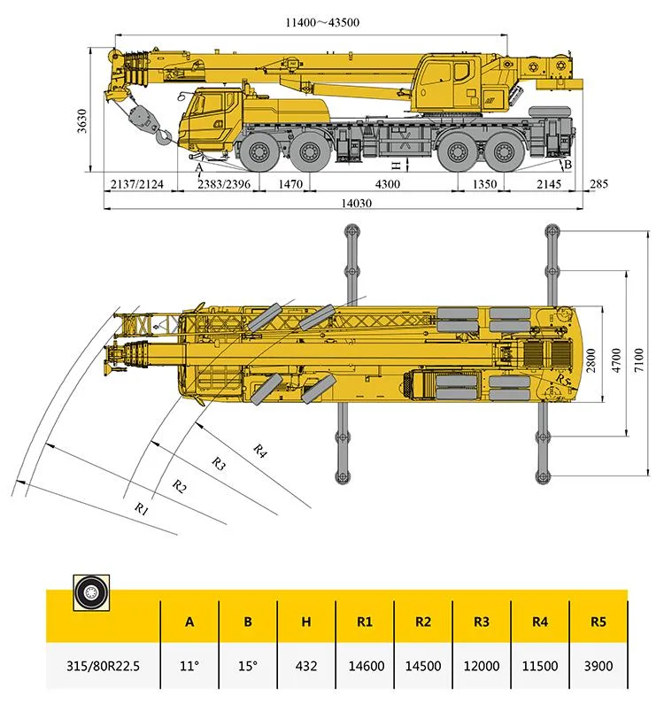 China Export Qy50kd Crane Excellent Road Adaptability 50 Ton Truck Crane