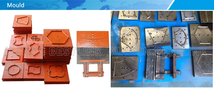 Granite Marble Waste Slabs Stamping Machine with Various Shape Mould